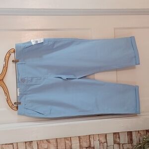 Crown & Ivy cropped pants women's size 14 Charlotte  Blue